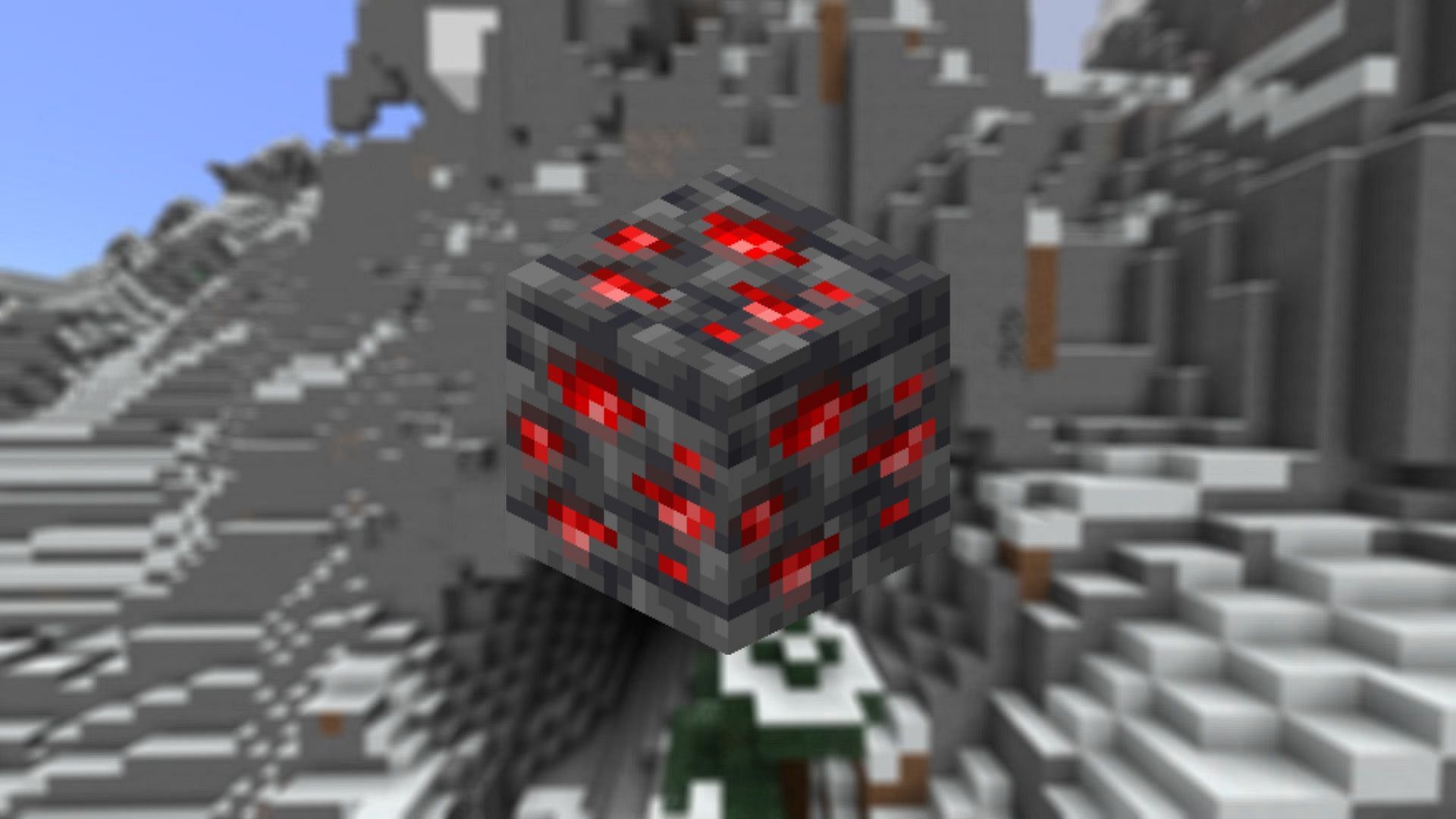 The Redstone ore (Image via Mojang Studios)
